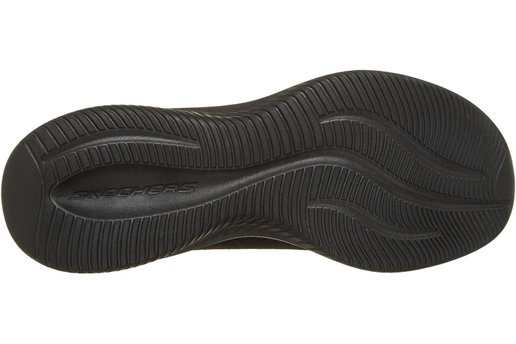 Skechers Slip-Ins Ultra Flex 4.0 Pure Dream Black Knit/Trim Womens Fashion Trainers