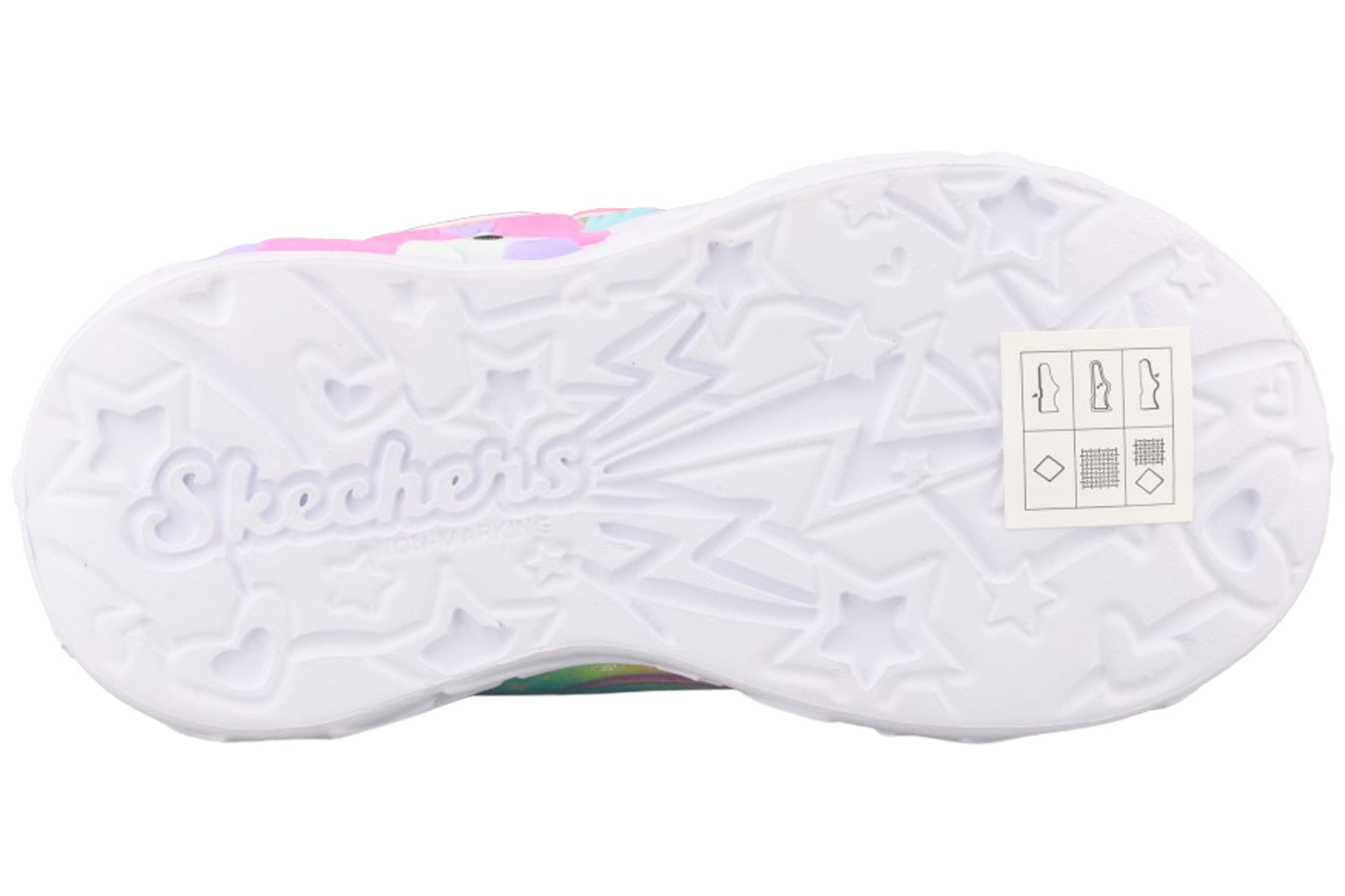 skechers-unicorn-charmer-303064n-girls-trainers-lavender-multi-sole