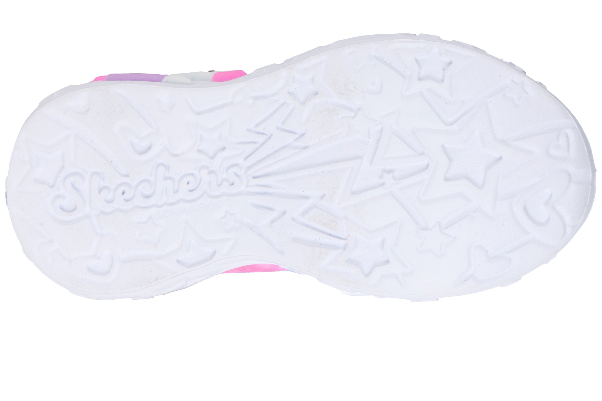skechers-unicorn-charmer-303064n-girls-trainers-pink-multi-left-sole