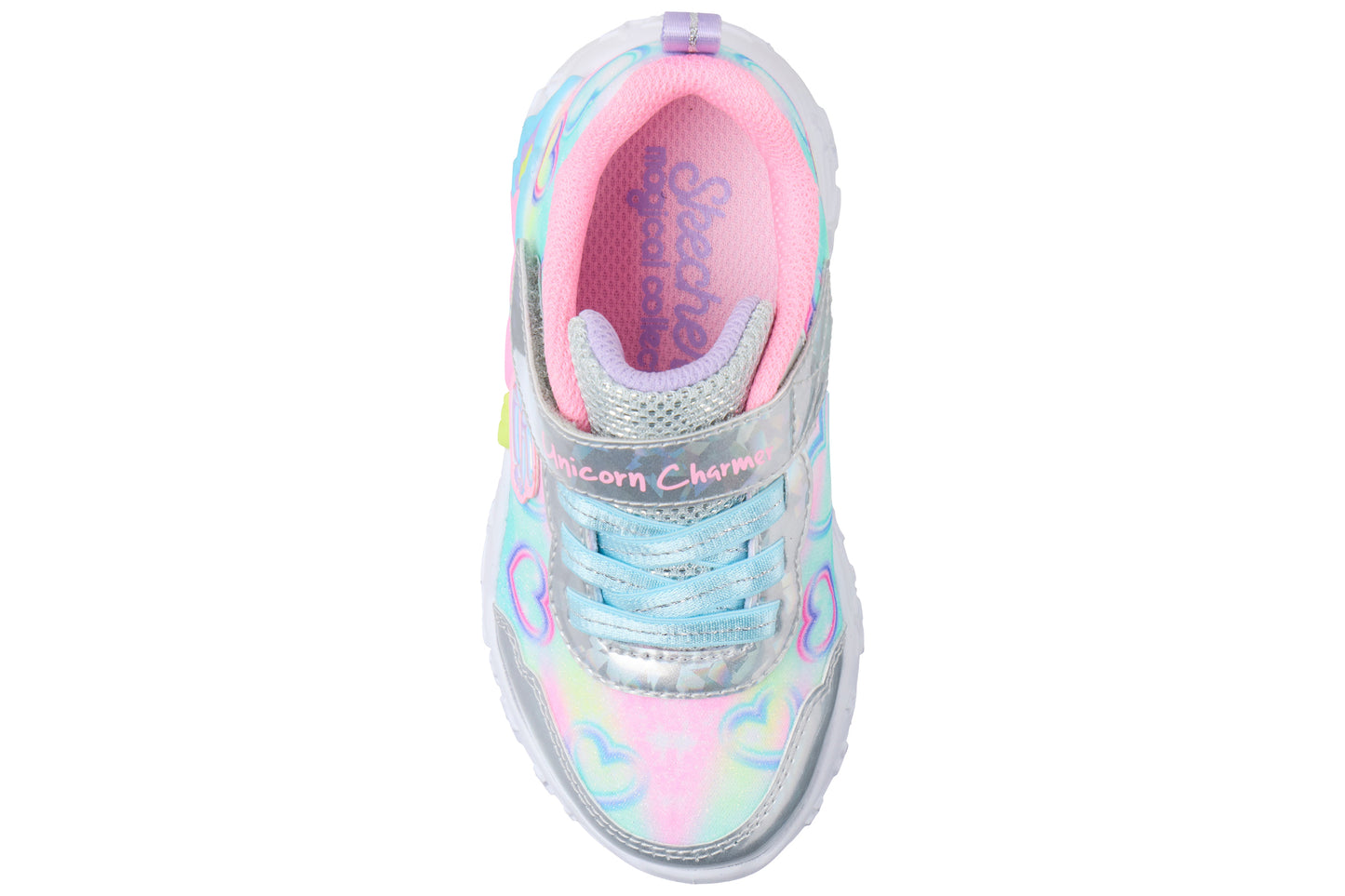 Skechers Unicorn Charmer 303064N Girls Sports Silver/Multi