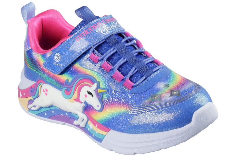 Skechers Unicorn Chaser 302298L Girls Sports Blue/Multi