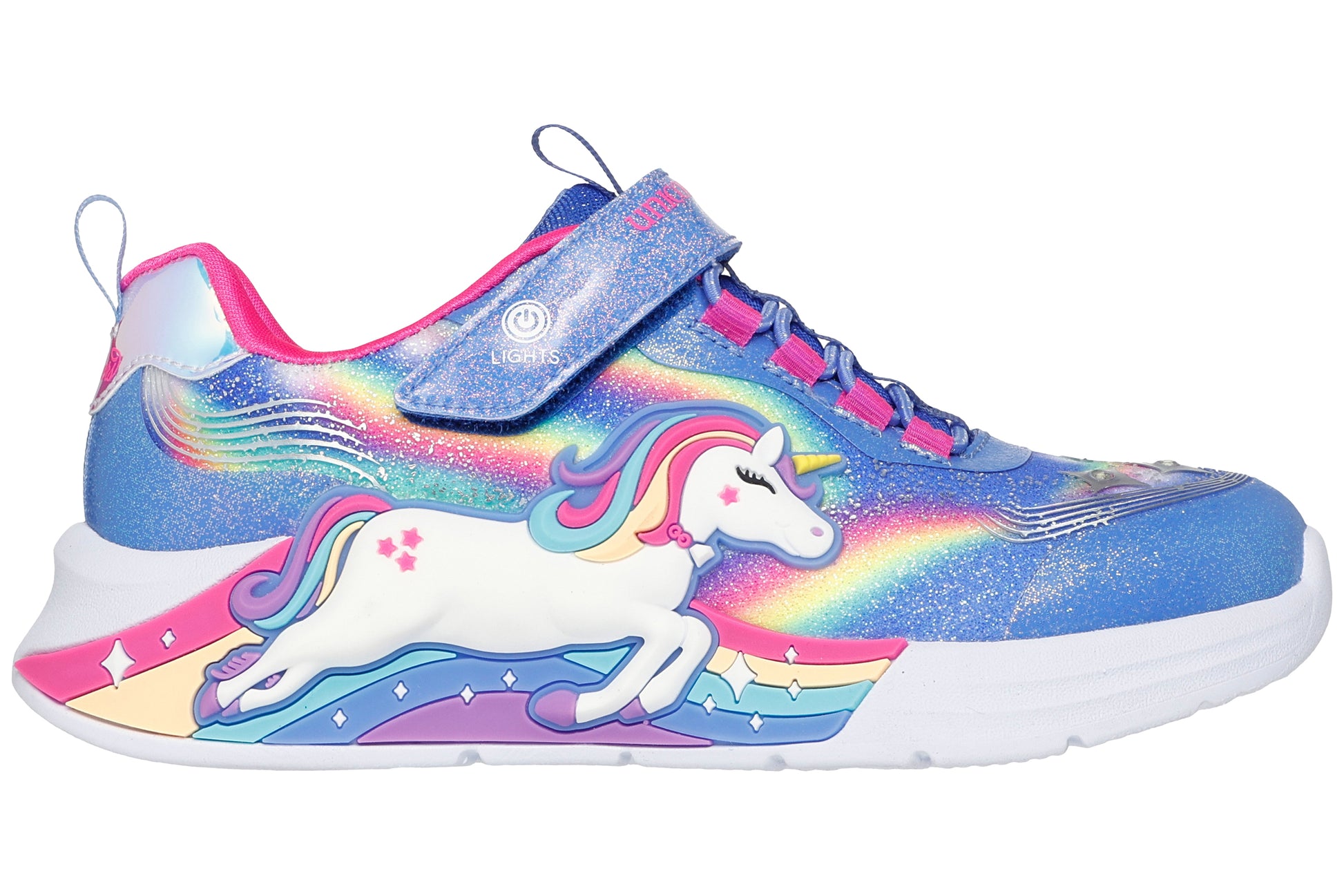 skechers-unicorn-chaser-302298l-womens-trainers-blue-multi-right
