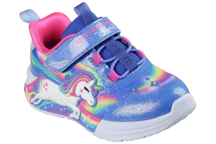 Skechers Unicorn Chaser Inf 302298N Girls Sports Blue/Multi