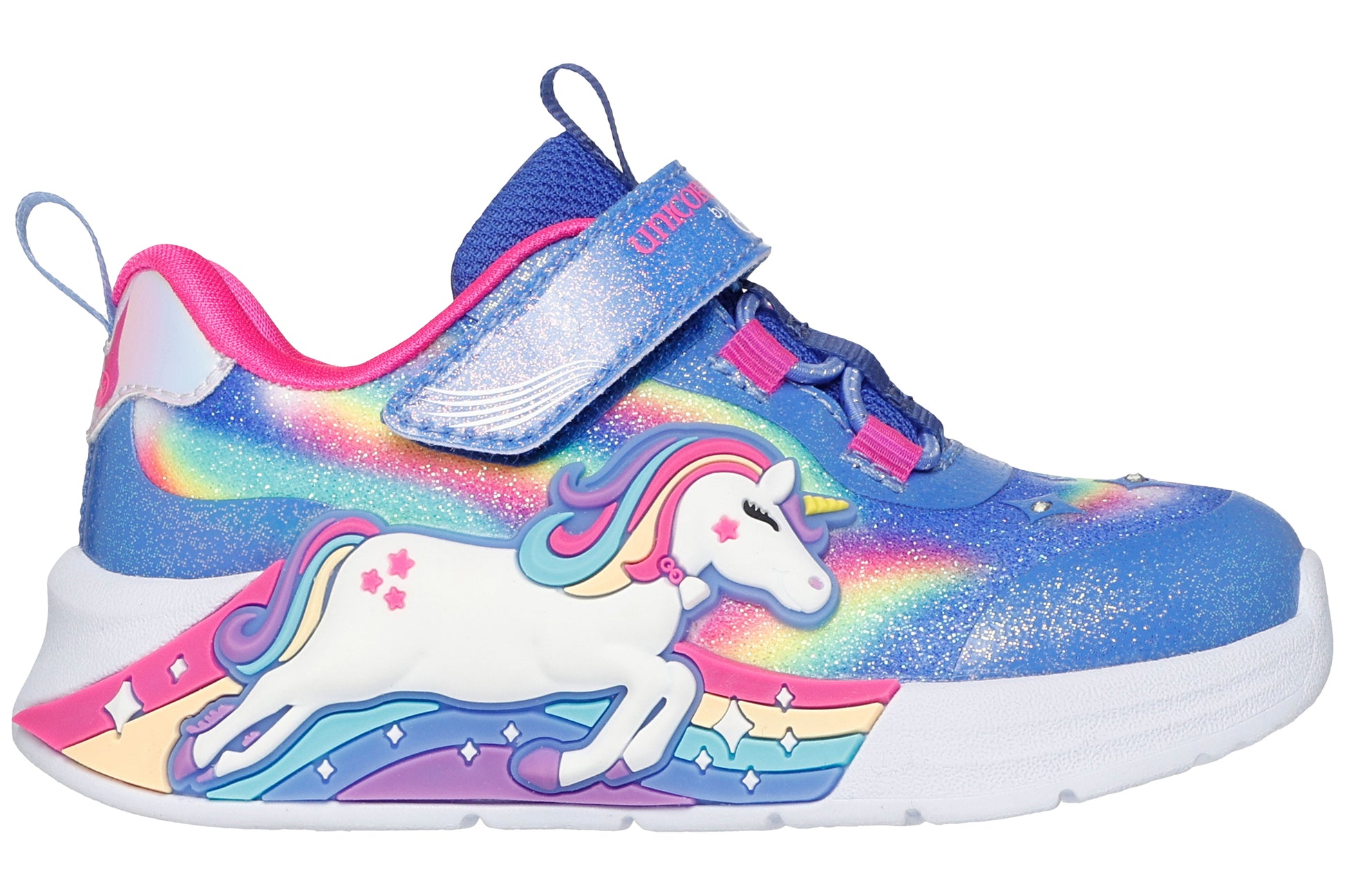 skechers-unicorn-chaser-inf-302298n-girls-trainers-blue-multi-right