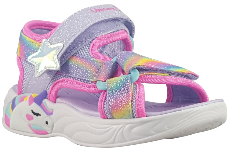 Skechers Unicorn Dream Sdl 303107N Lav Multi Girls Sandals