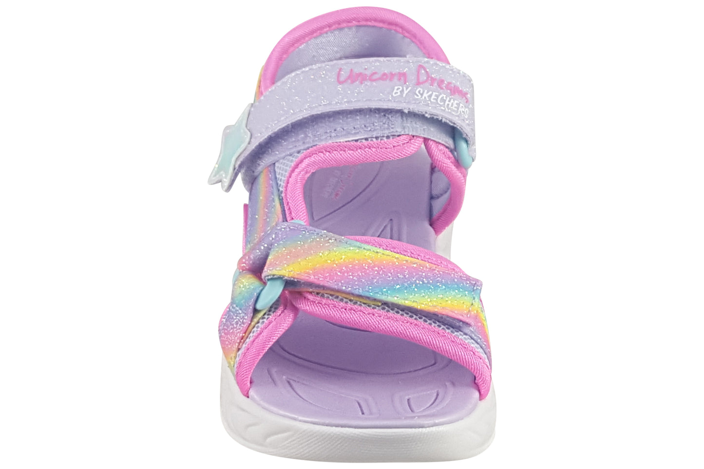 skechers unicorn dream sdl lavender multi sandals top