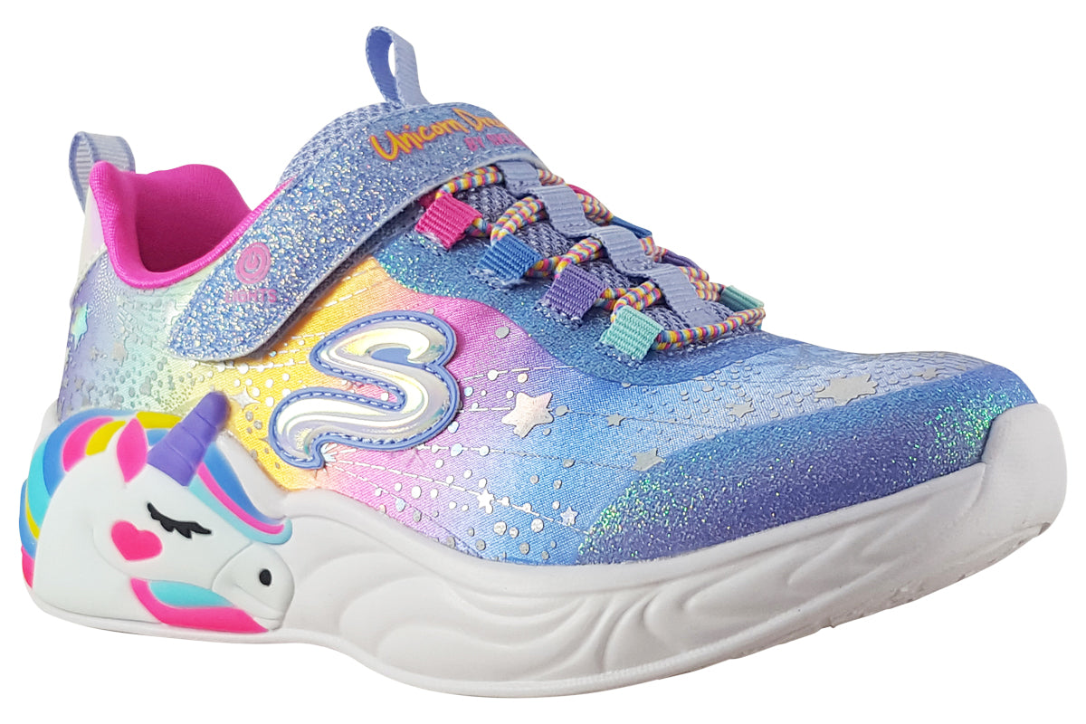 Skechers Unicorn Dreams 302311L Blue Multi Girls Sports