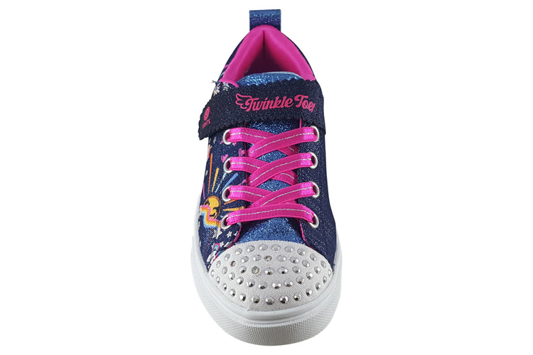 Skechers Unicorn Sunshine 314802L Navy Multi Girls Canvas
