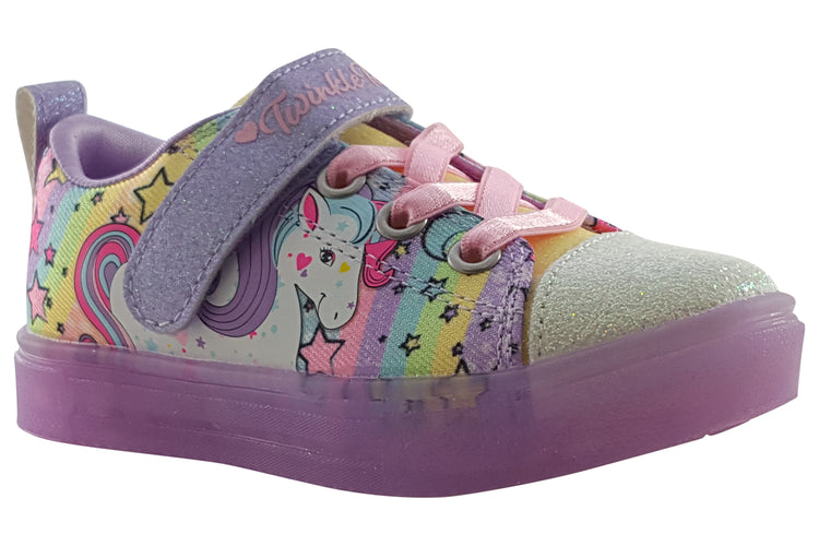 Skechers Unicorn Twinkle 314783L Lavender Multi Girls Shoes