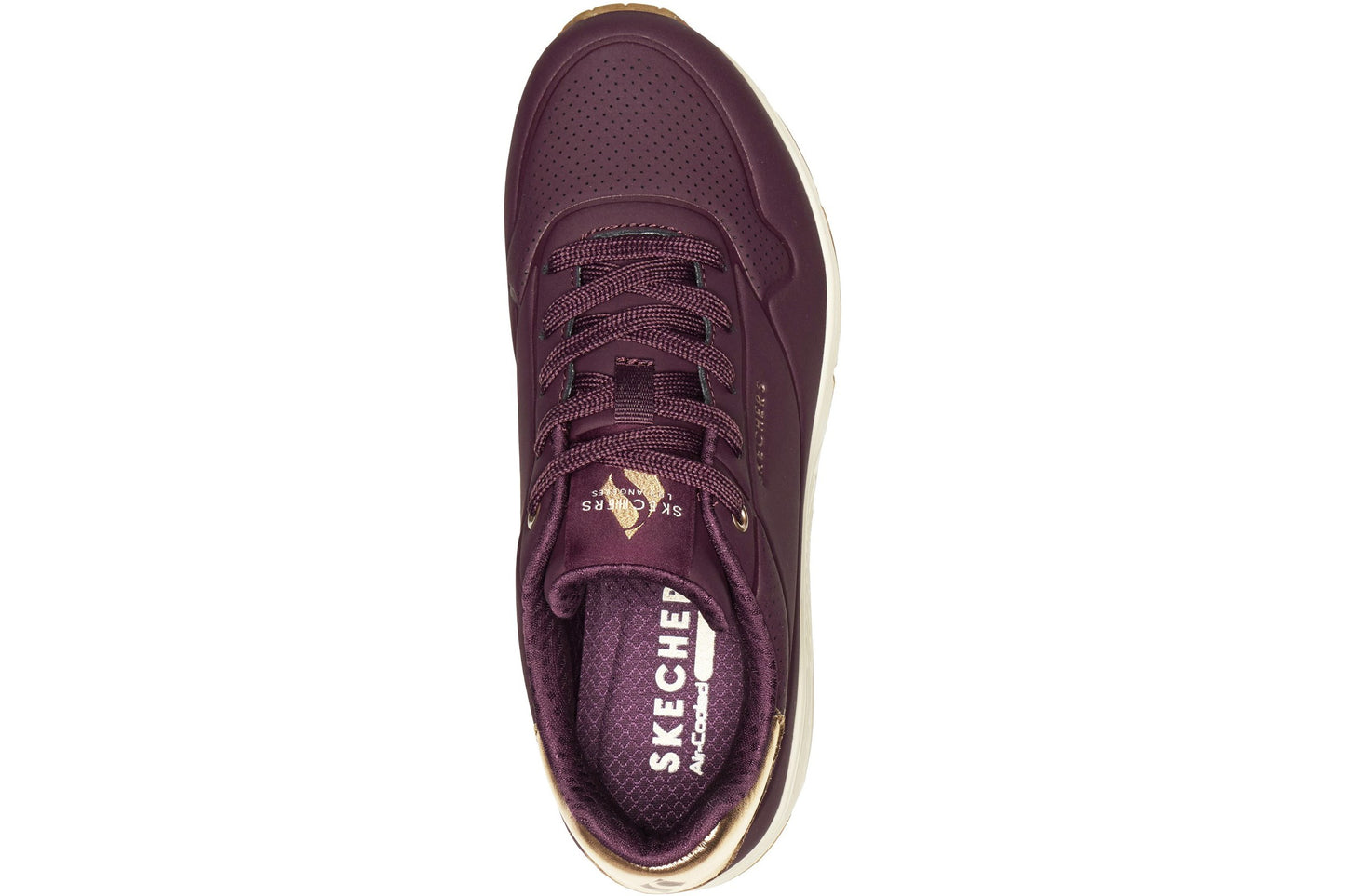 Skechers Uno Golden Air Wine Womens Fashion Trainers
