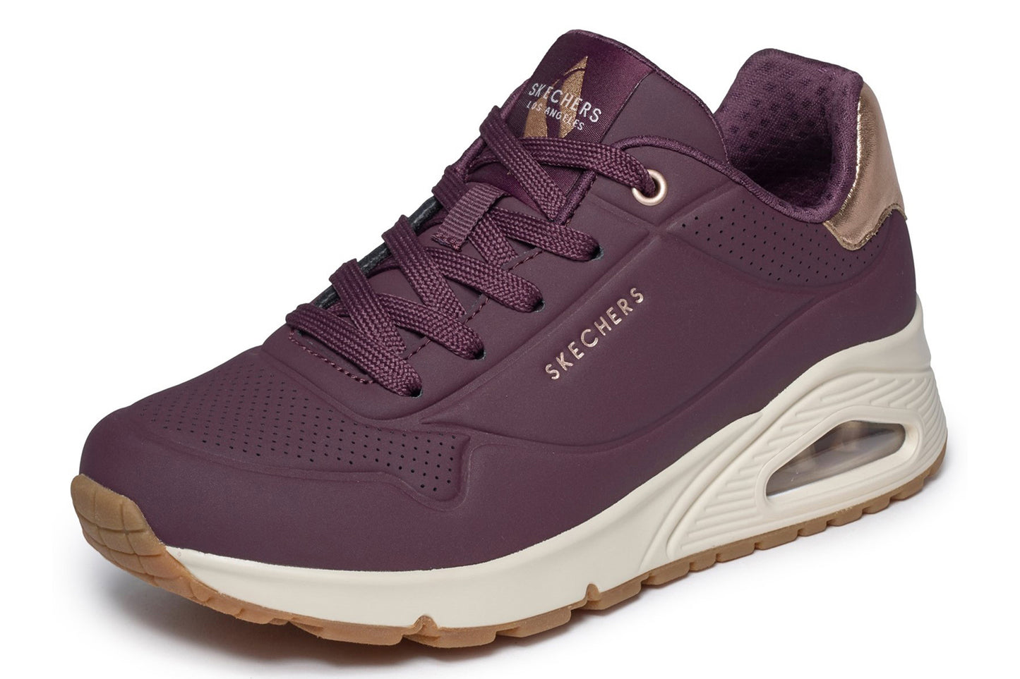 Skechers Uno Golden Air Wine Womens Fashion Trainers