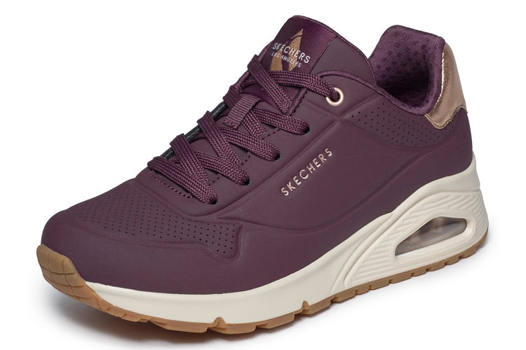 Skechers Uno Golden Air Wine Womens Fashion Trainers