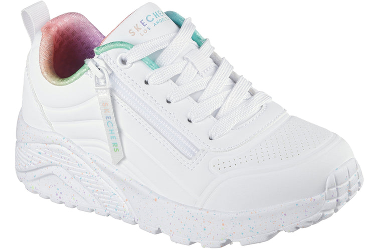 Skechers Uno L Vivid Splash 310370L White/Multi Girls Sports
