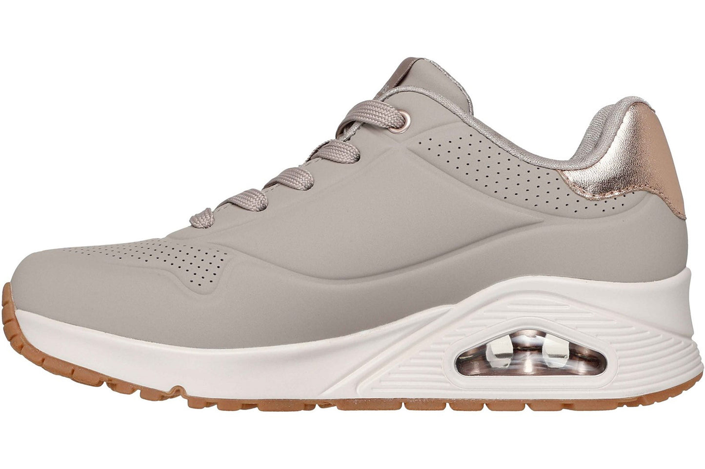 Skechers UNO 177094 Taupe Womens Fashion Trainers