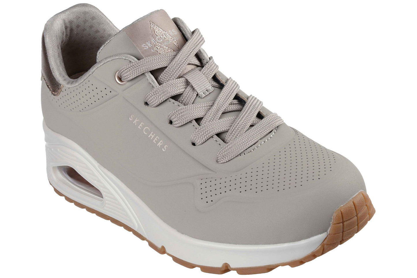 Skechers UNO 177094 Taupe Womens Fashion Trainers