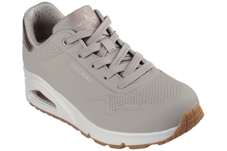 Skechers UNO 177094 Taupe Womens Fashion Trainers