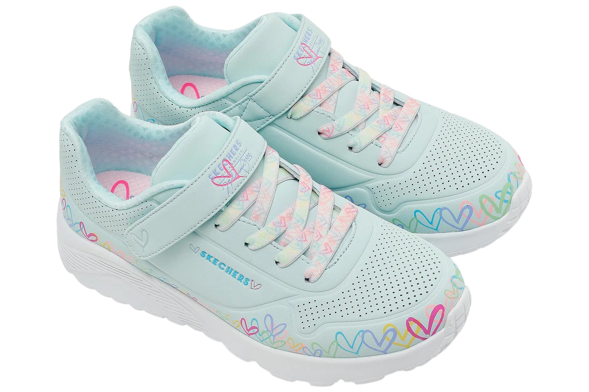 skechers-uno-li-heart-craze-314091l-girls-trainers-light-blue-multi-top-pair