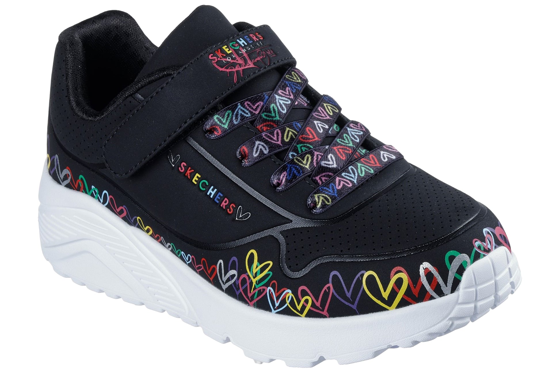 skechers-uno-lite-heart-craze-black-multi-girls-trainers-right