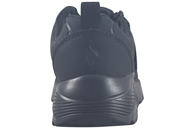 Skechers Uno Lite Easy Zip BTS 310387L Black Girls School Shoes