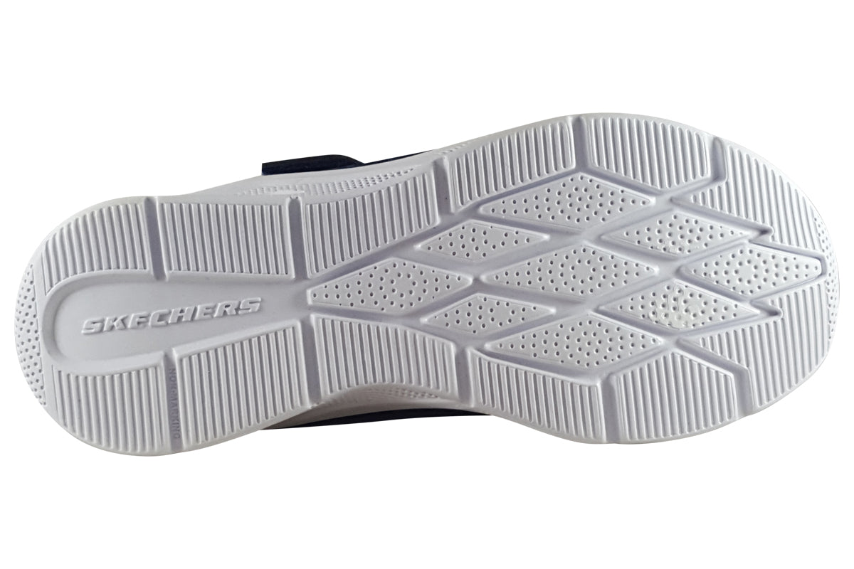 skechers vaptix microspec navy orange trainers sole