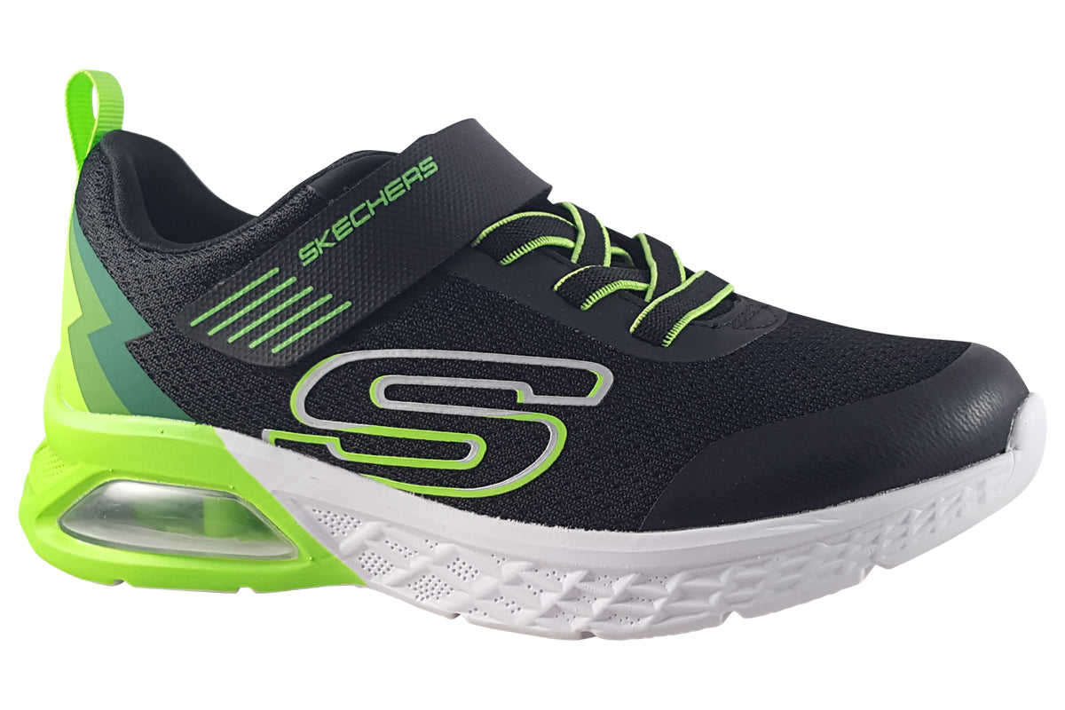 skechers vodrox micromax ii 403932l black lime trainers right