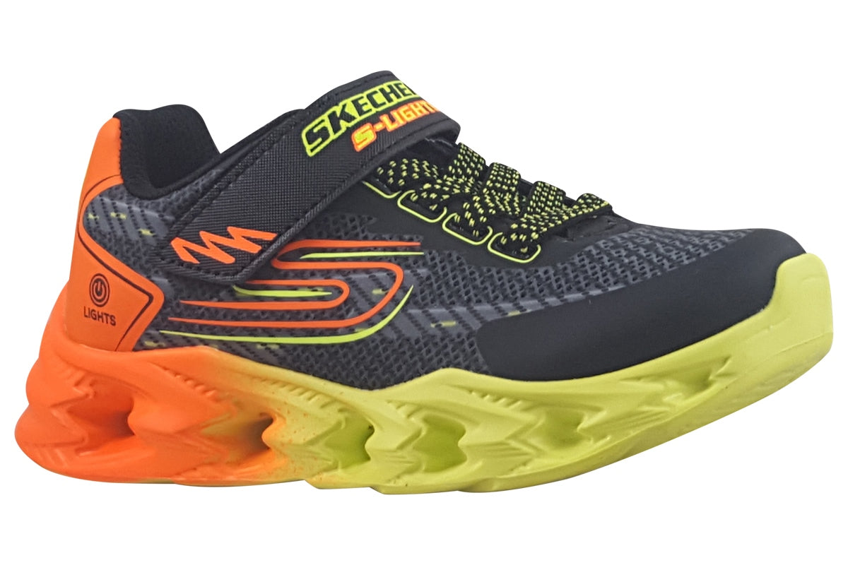 skechers vortex 2.0 boys trainers black multi right