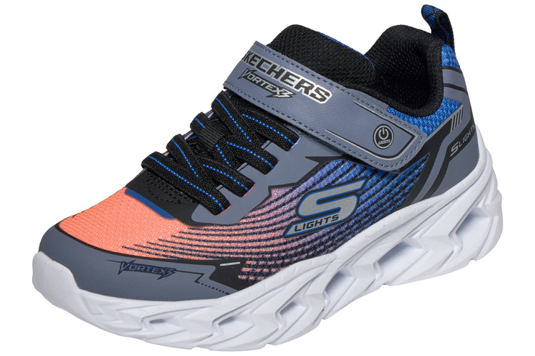 Skechers Vortex 3.0 400590L Blue/Black/Orange Boys Sports