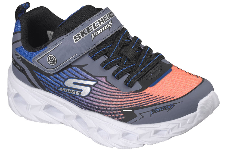 Skechers Vortex 3.0 400590L Blue/Black/Orange Boys Sports