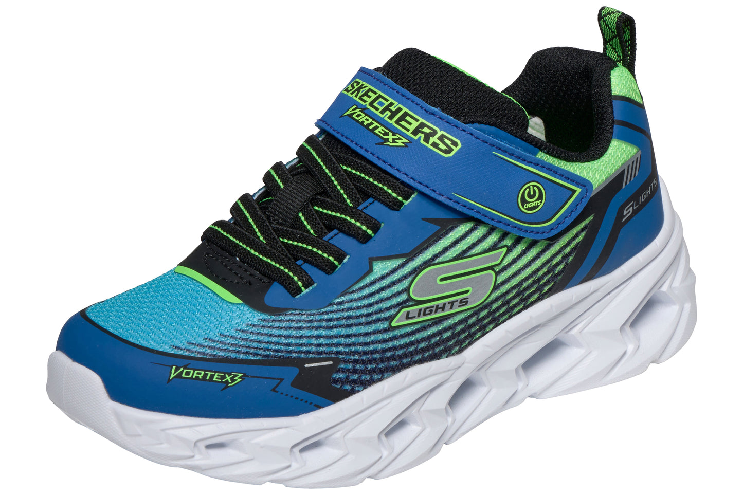 Skechers Vortex 3.0 400590L Blue/Black/Lime Boys Sports