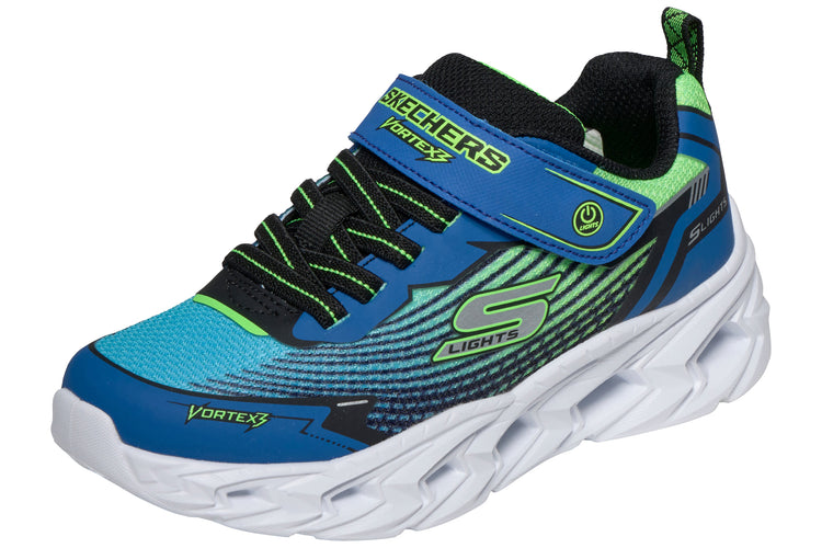 Skechers Vortex 3.0 400590L Blue/Black/Lime Boys Sports