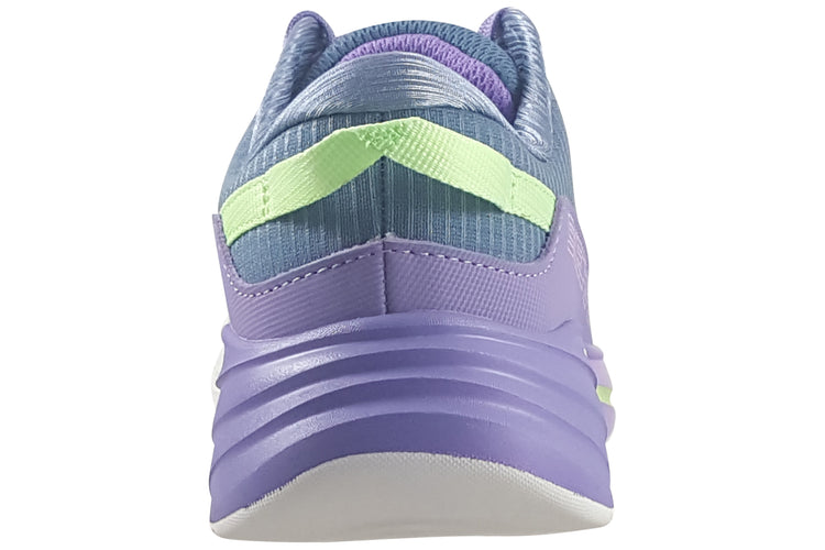 Skechers Wave 92 - Imara Breeze Lace 303572L Charcoal/Purple Girls Sports