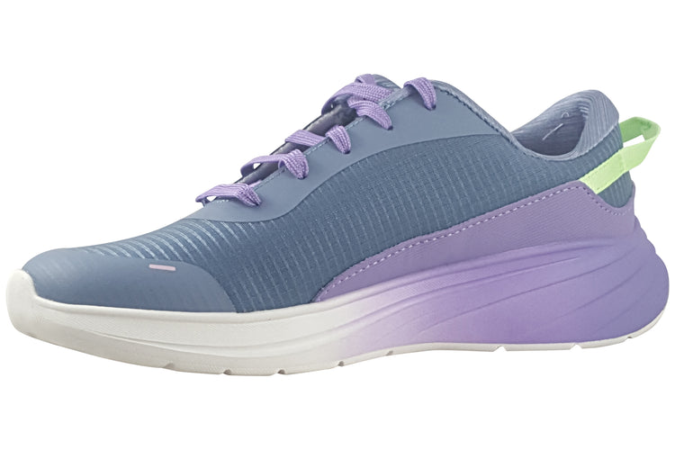 Skechers Wave 92 - Imara Breeze Lace 303572L Charcoal/Purple Girls Sports
