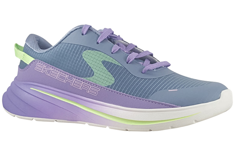 Skechers Wave 92 - Imara Breeze Lace 303572L Charcoal/Purple Girls Sports