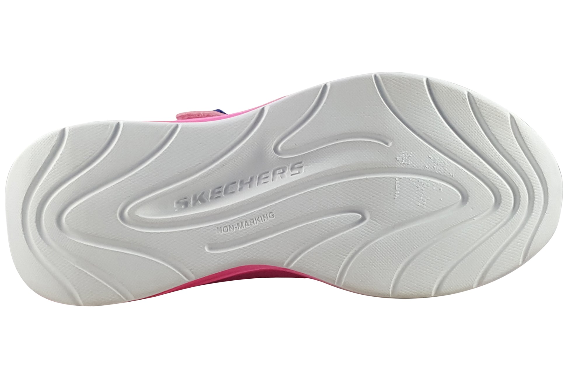 skechers-wave-92-lace-light-pink-hot-pink-trainers-sole
