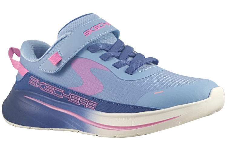 Skechers Wave 92 Vel 303571L Girls Sports Blue/Navy