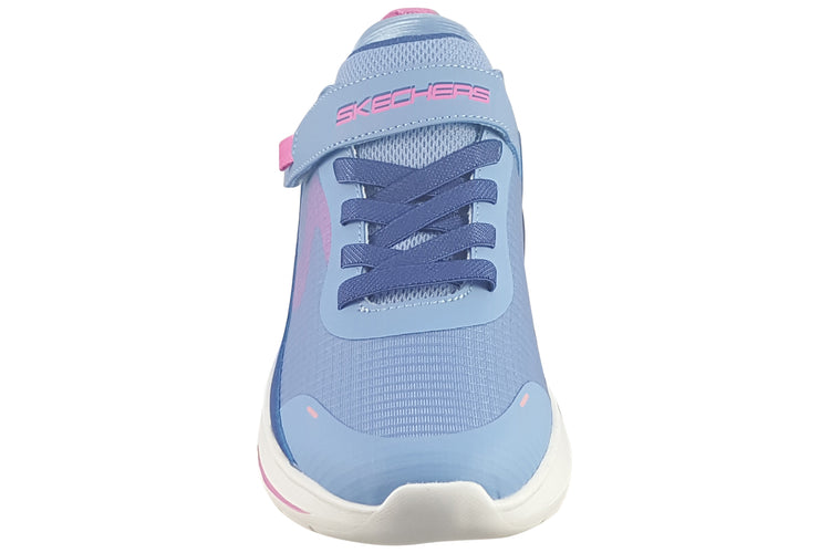 Skechers Wave 92 Vel 303571L Girls Sports Blue/Navy
