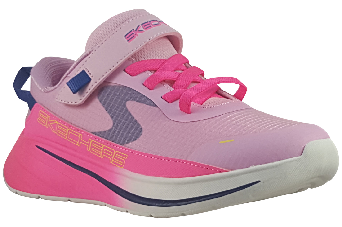 skechers wave 92 vel light pink trainers right