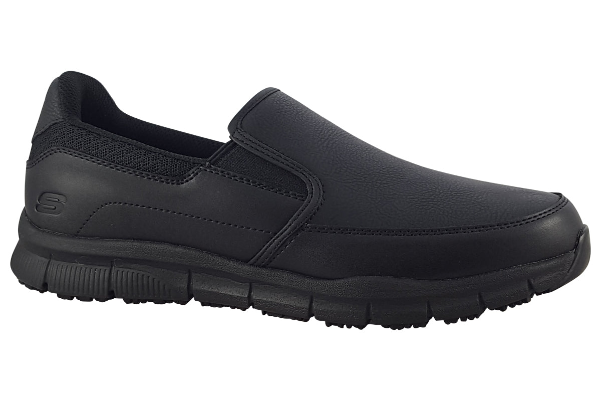 skechers-work-groton-77157ec-black-trainers-right
