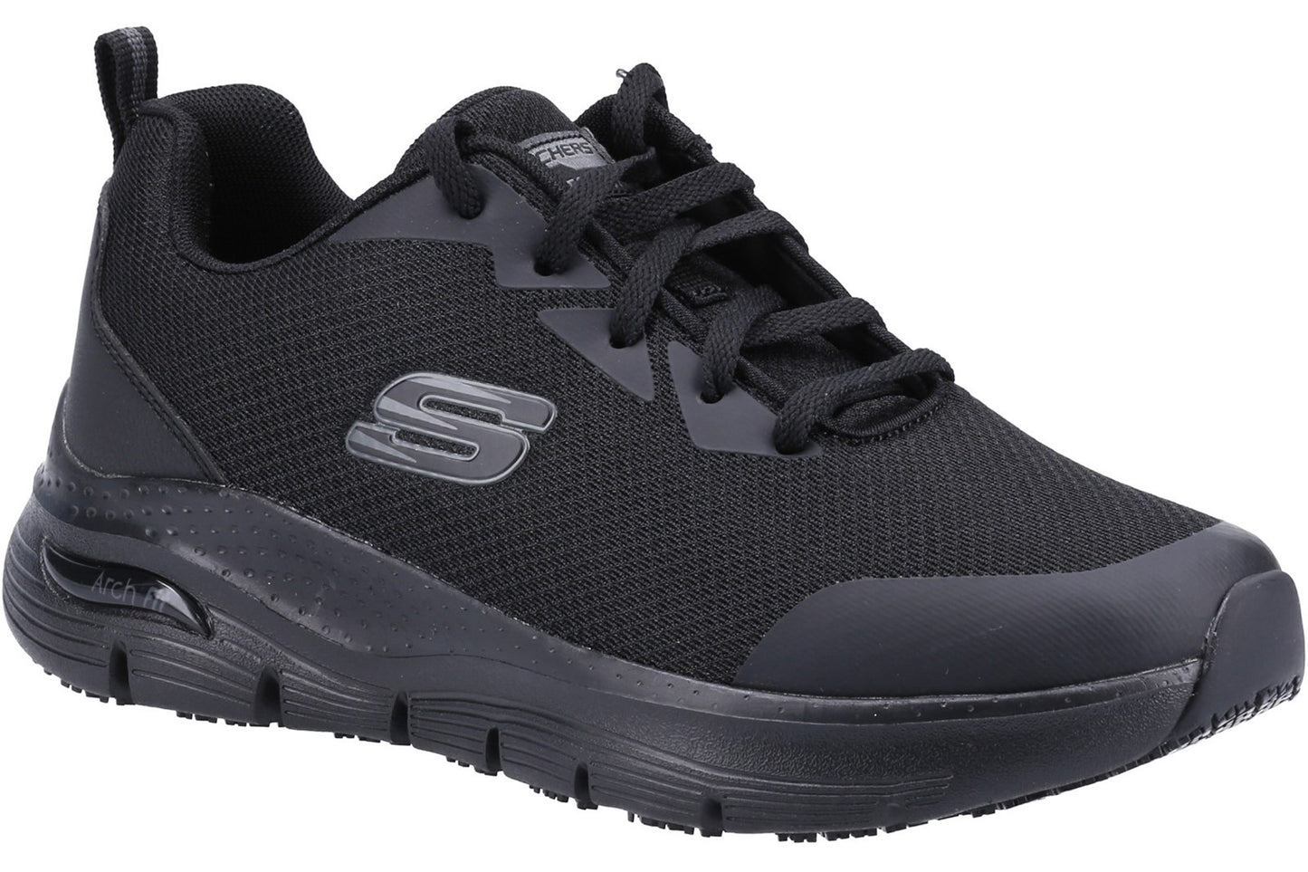 Skechers Workwear Arch Fit Sr Black Womens Shoes