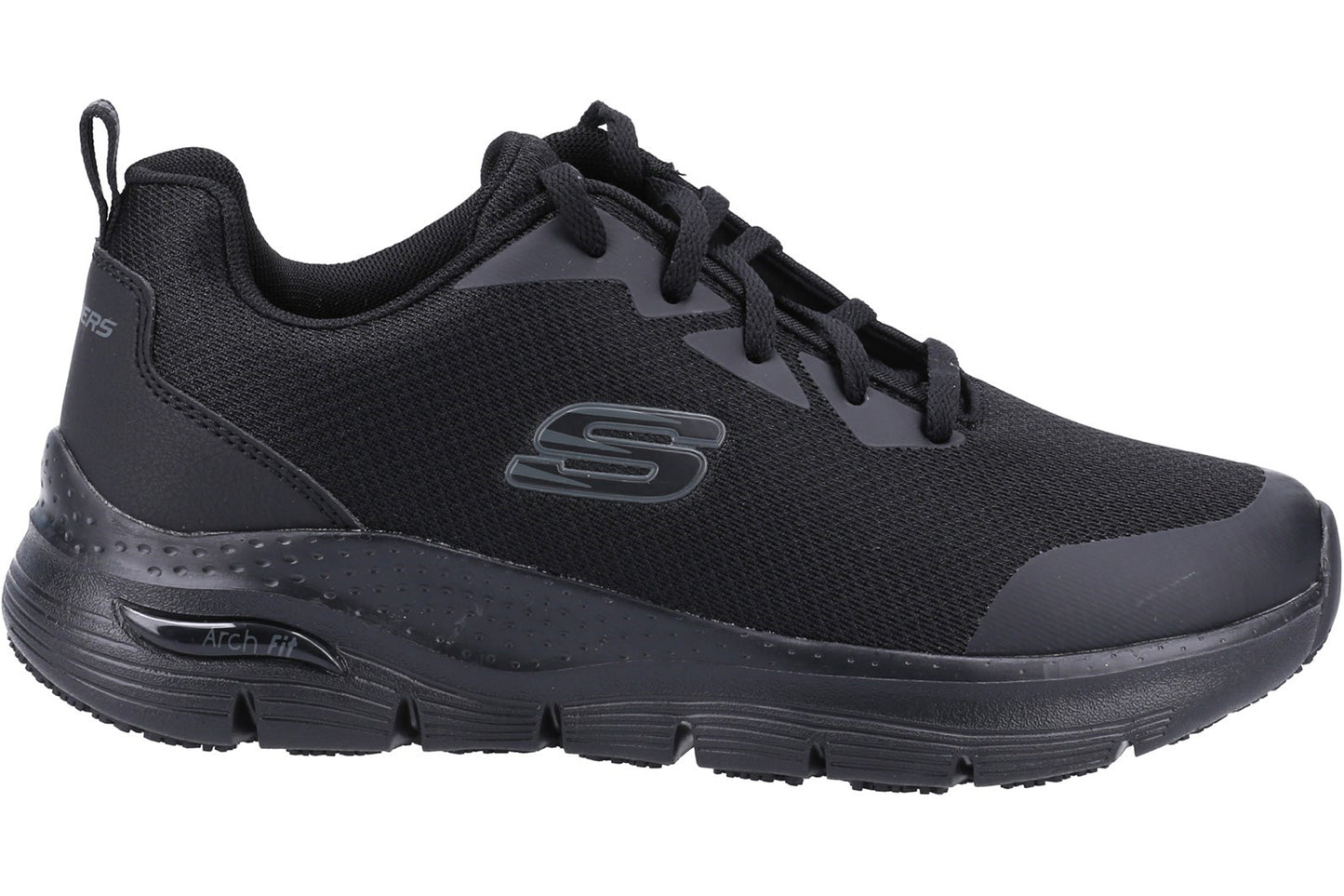 Skechers Workwear Arch Fit Sr Black Womens Shoes