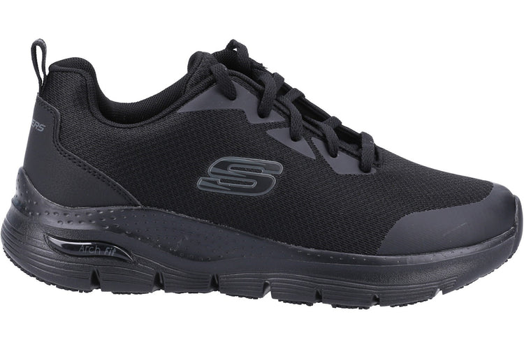 Skechers Workwear Arch Fit Sr Black Womens Shoes