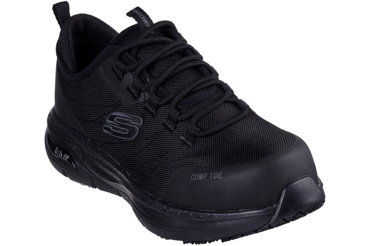 Skechers Workwear Arch Fit SR Ebinal Black Womens Shoes