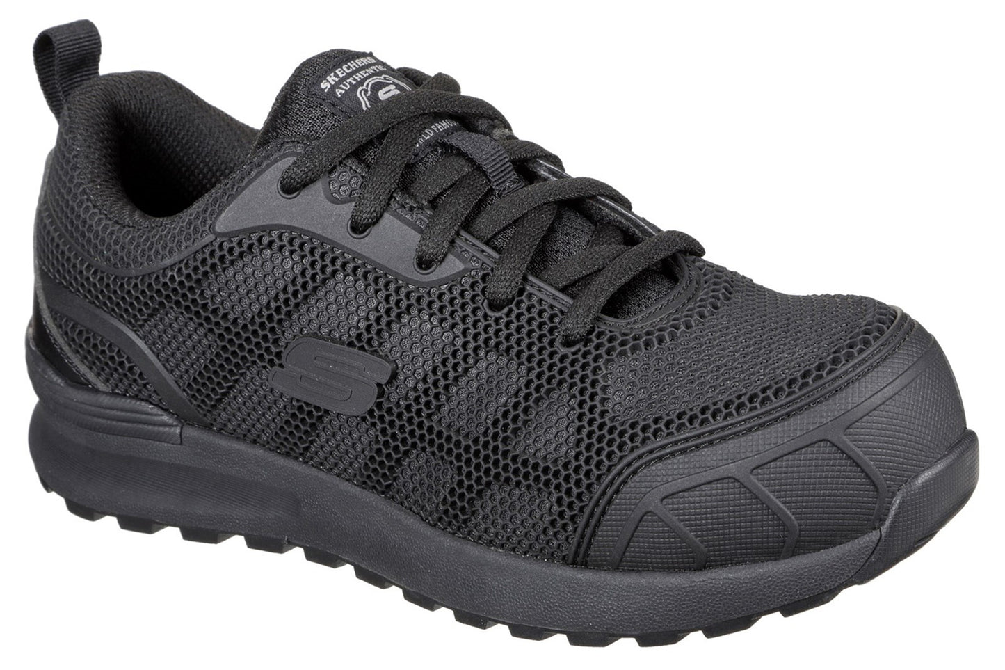 Skechers Workwear Bulkin Ayak Black/Black Womens Fashion Trainers