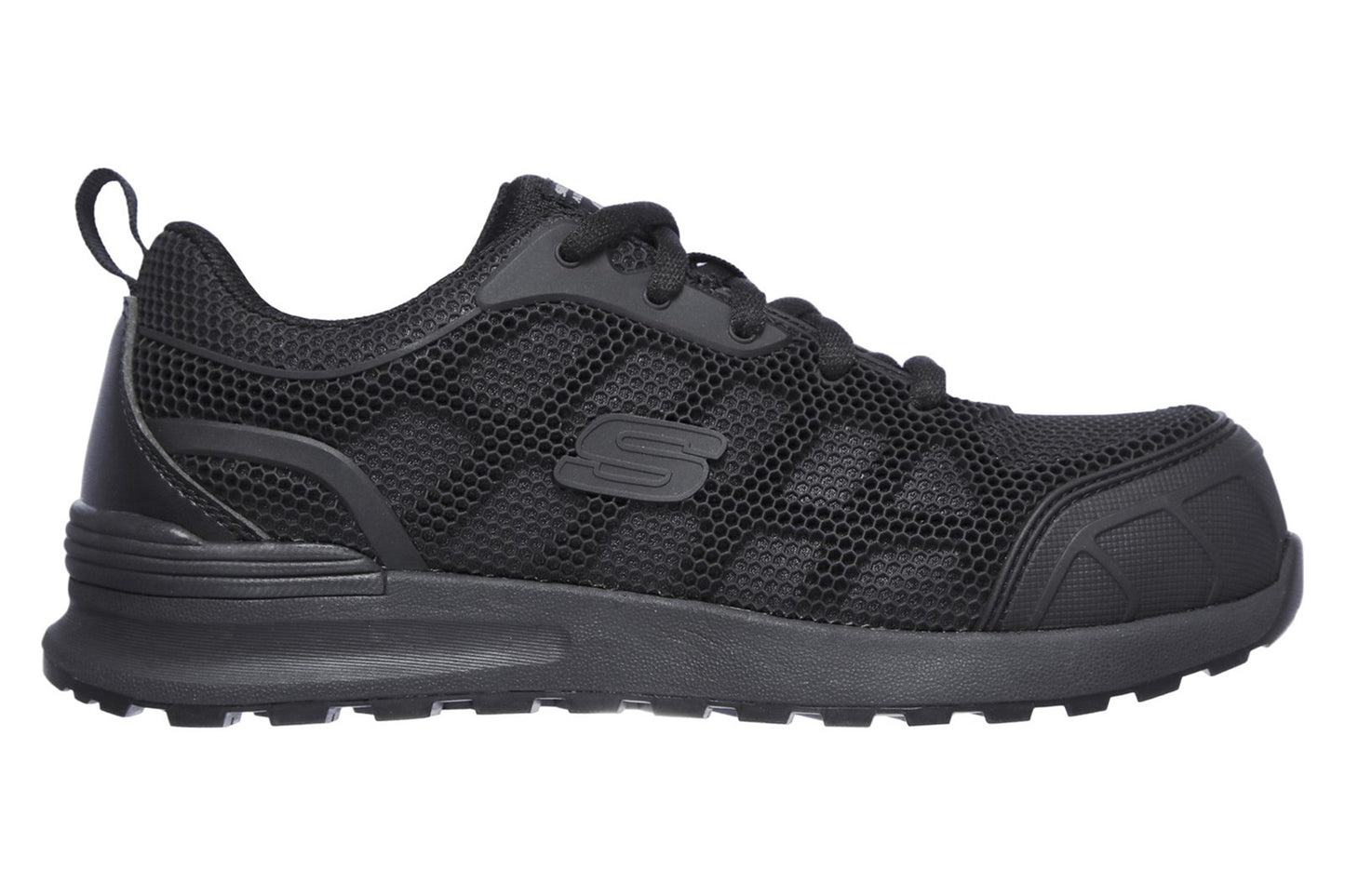 Skechers Workwear Bulkin Ayak Black/Black Womens Fashion Trainers