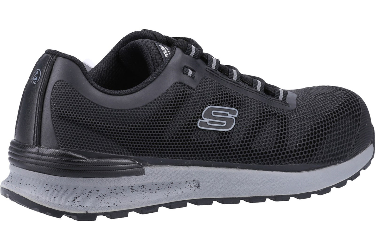 Skechers Workwear Bulkin Bragoo Black Mens Trainers