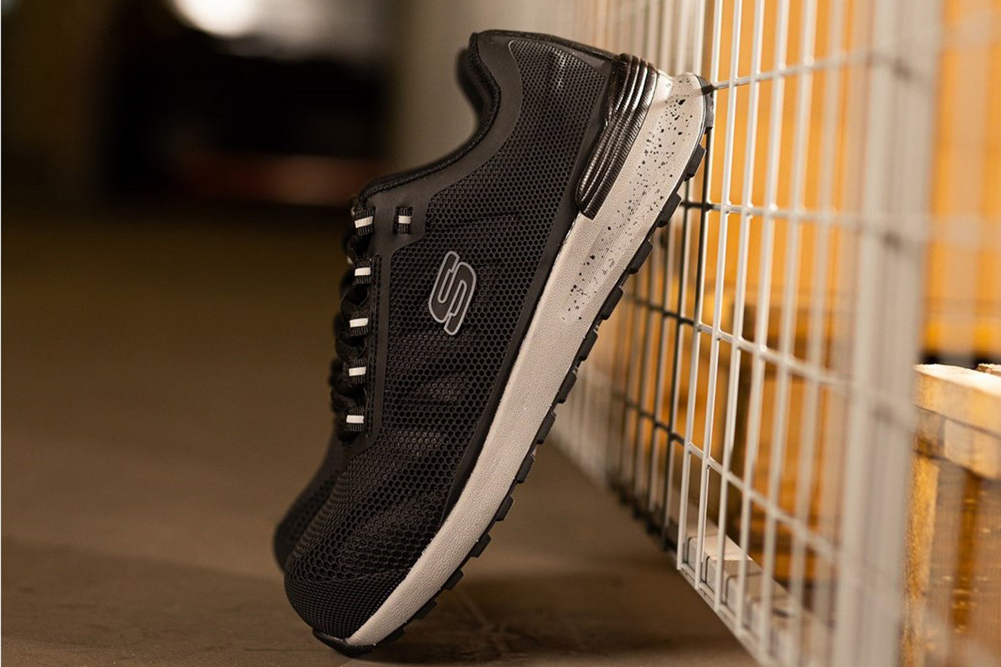 Skechers Workwear Bulkin Bragoo Black Mens Trainers