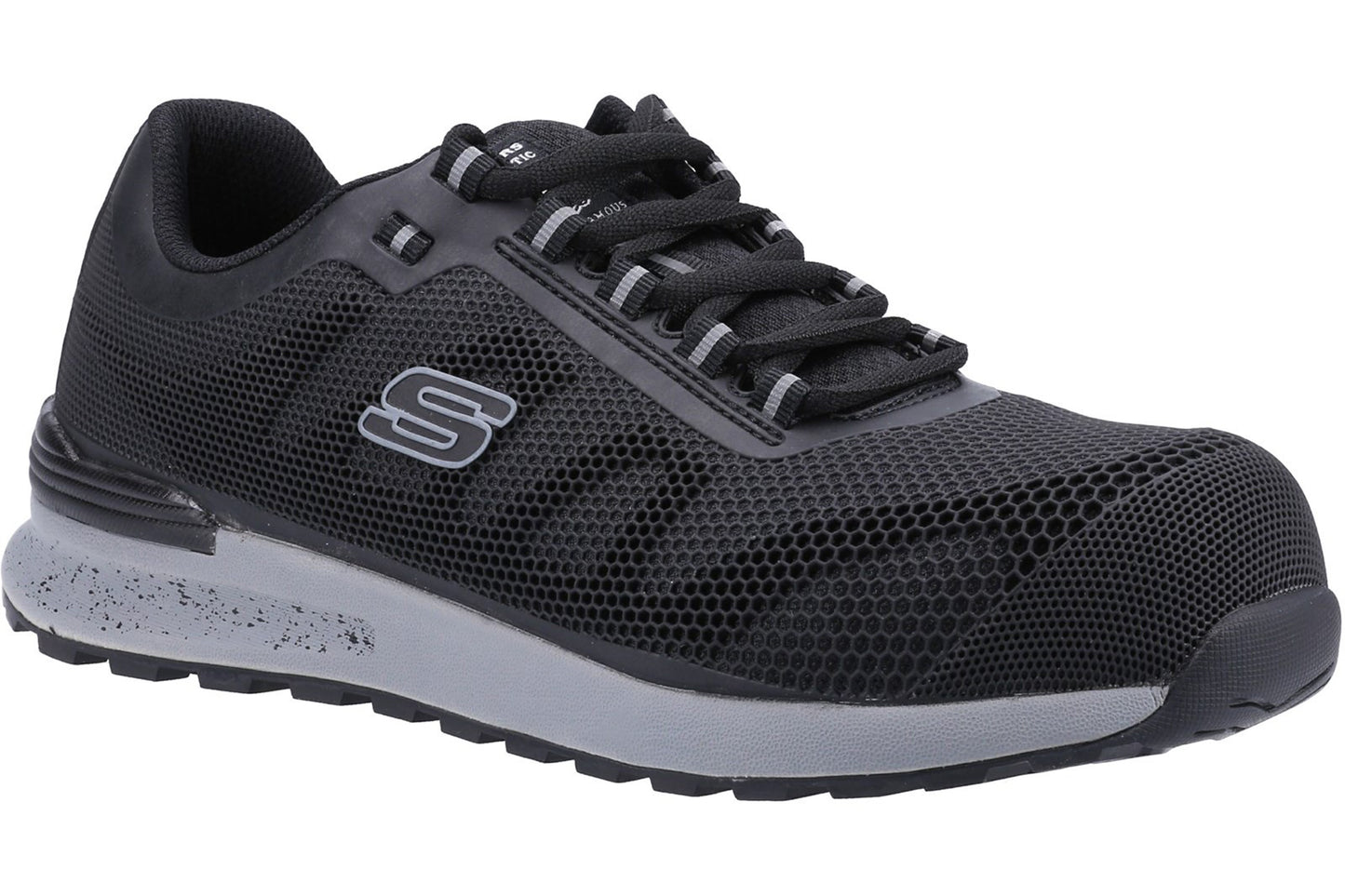 Skechers Workwear Bulkin Bragoo Black Mens Trainers