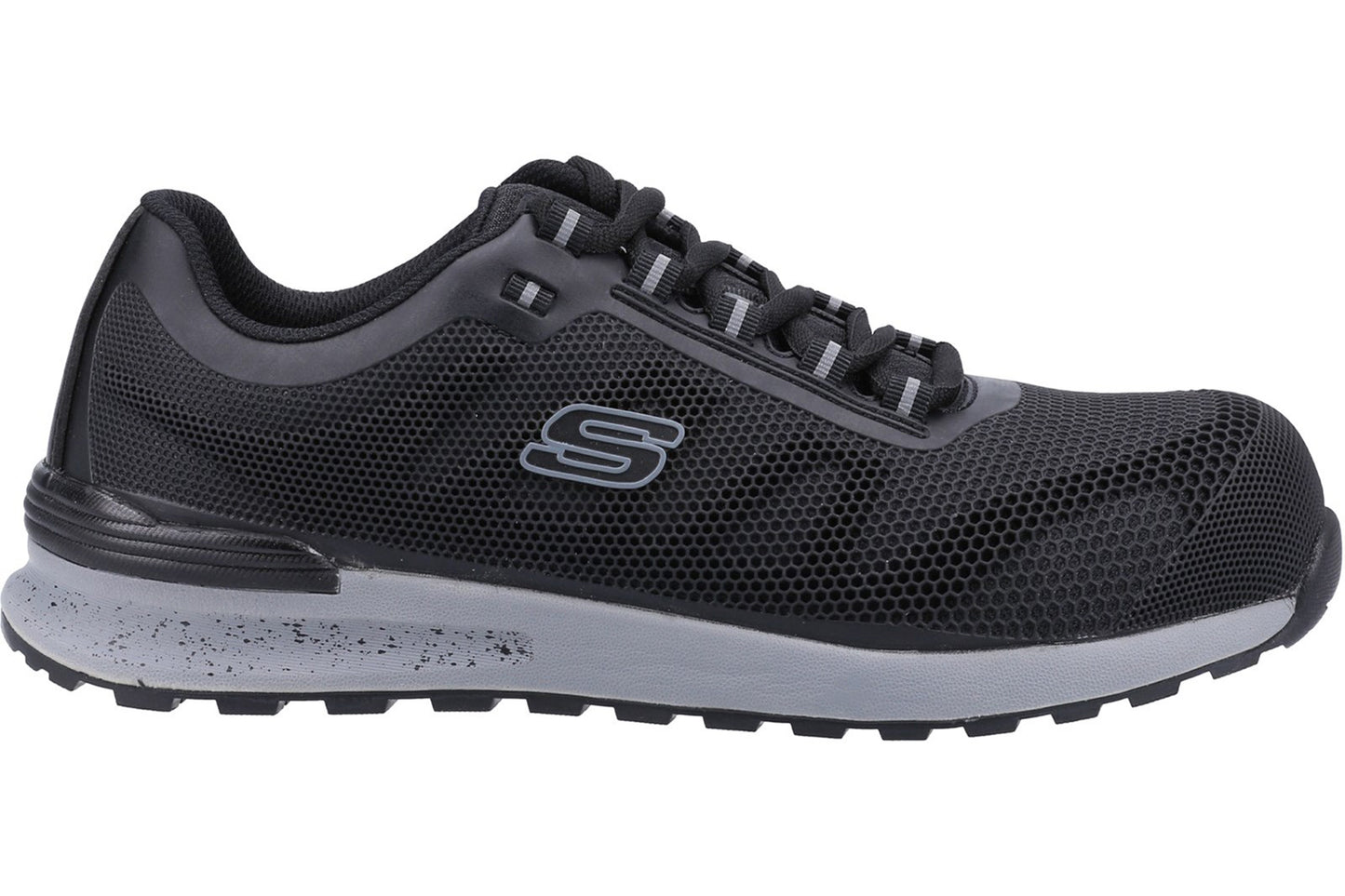 Skechers Workwear Bulkin Bragoo Black Mens Trainers