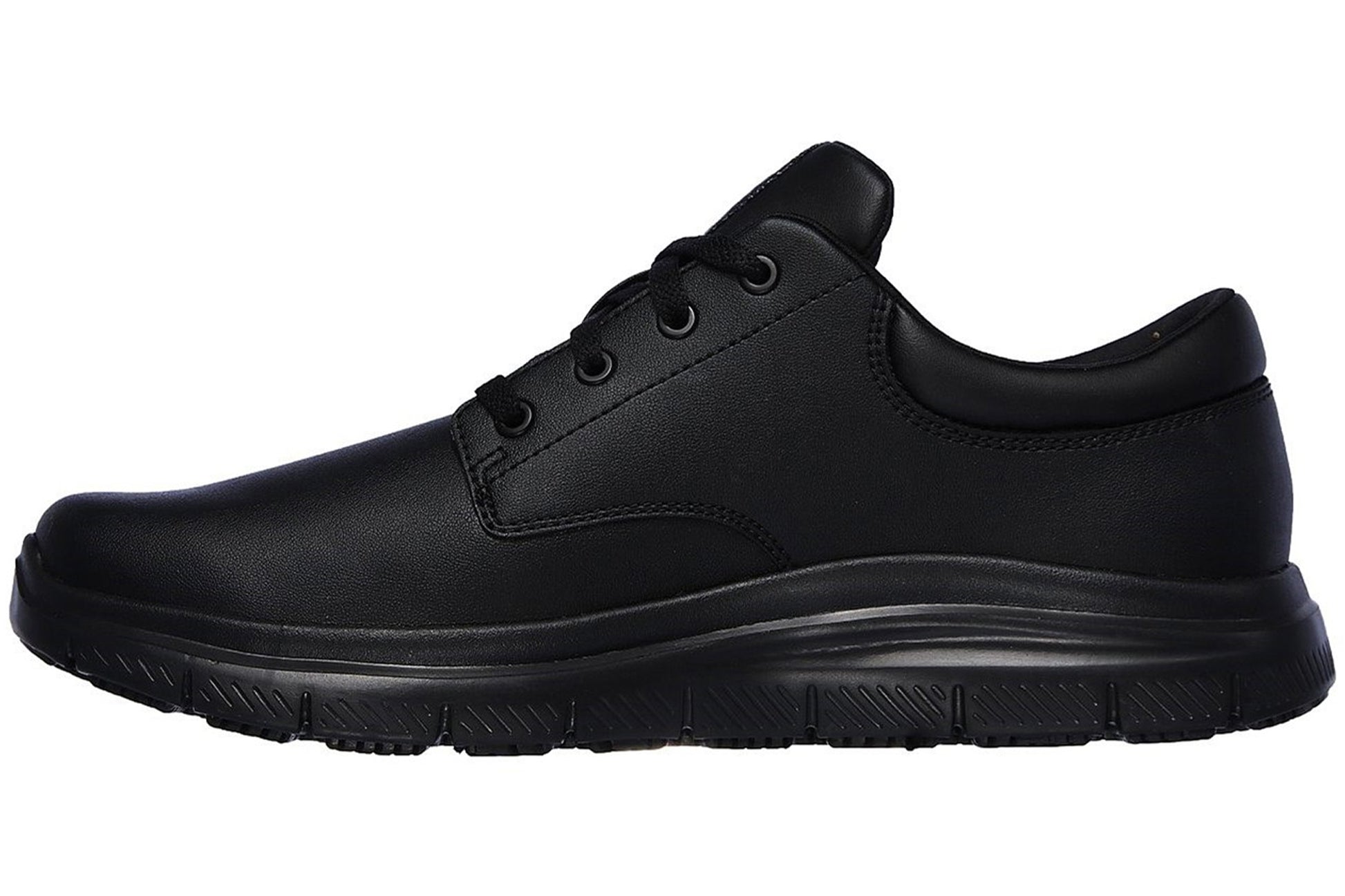 skechers-workwear-flex-advantage-fourche-sr-black-mens-occupational-footwear-left-flat