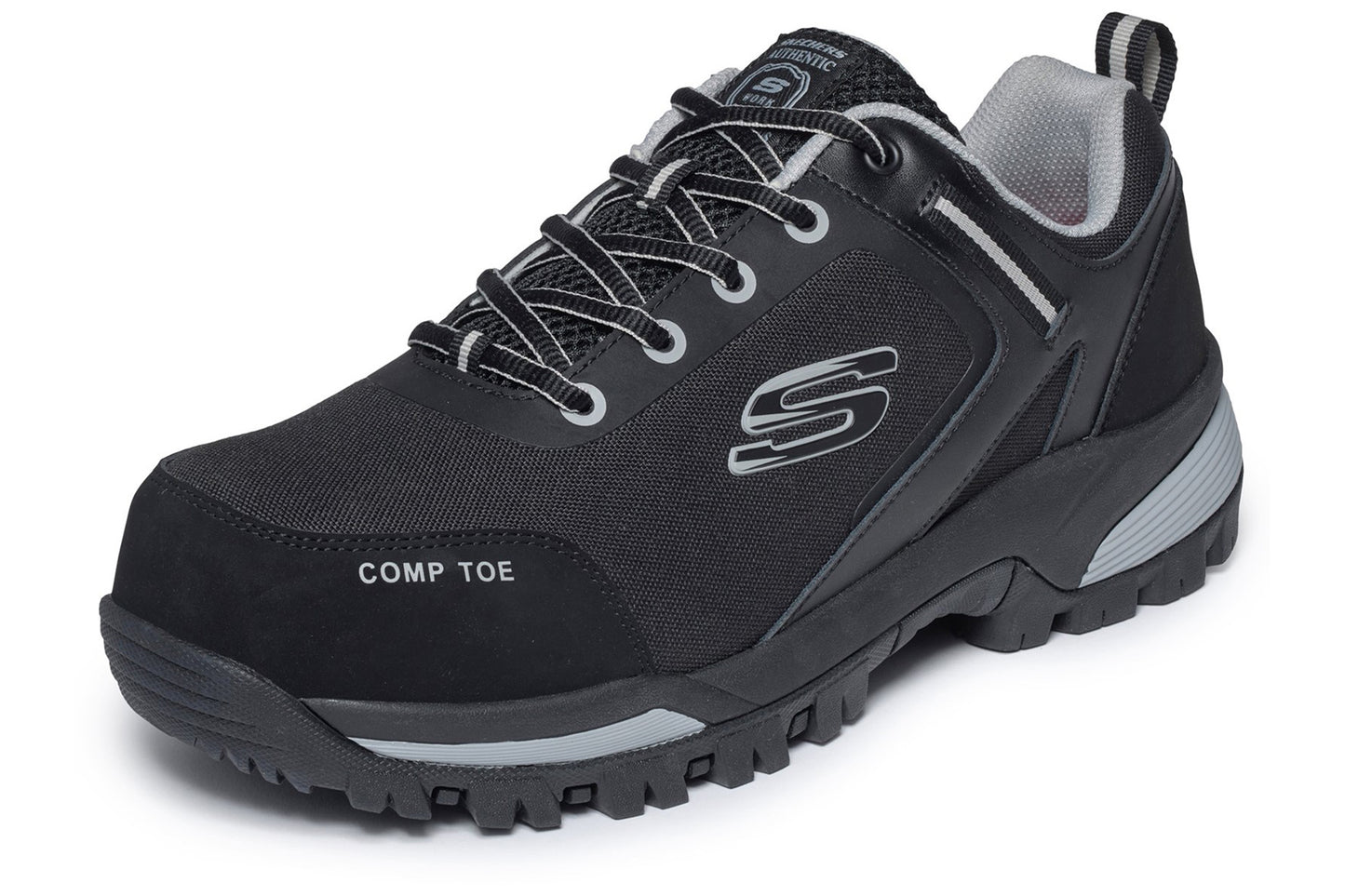 Skechers Workwear Gatlon Strigax Black Mens Trainers